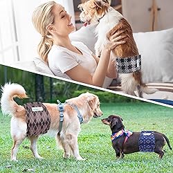 Langsprit Male Belly Bands for Dogs