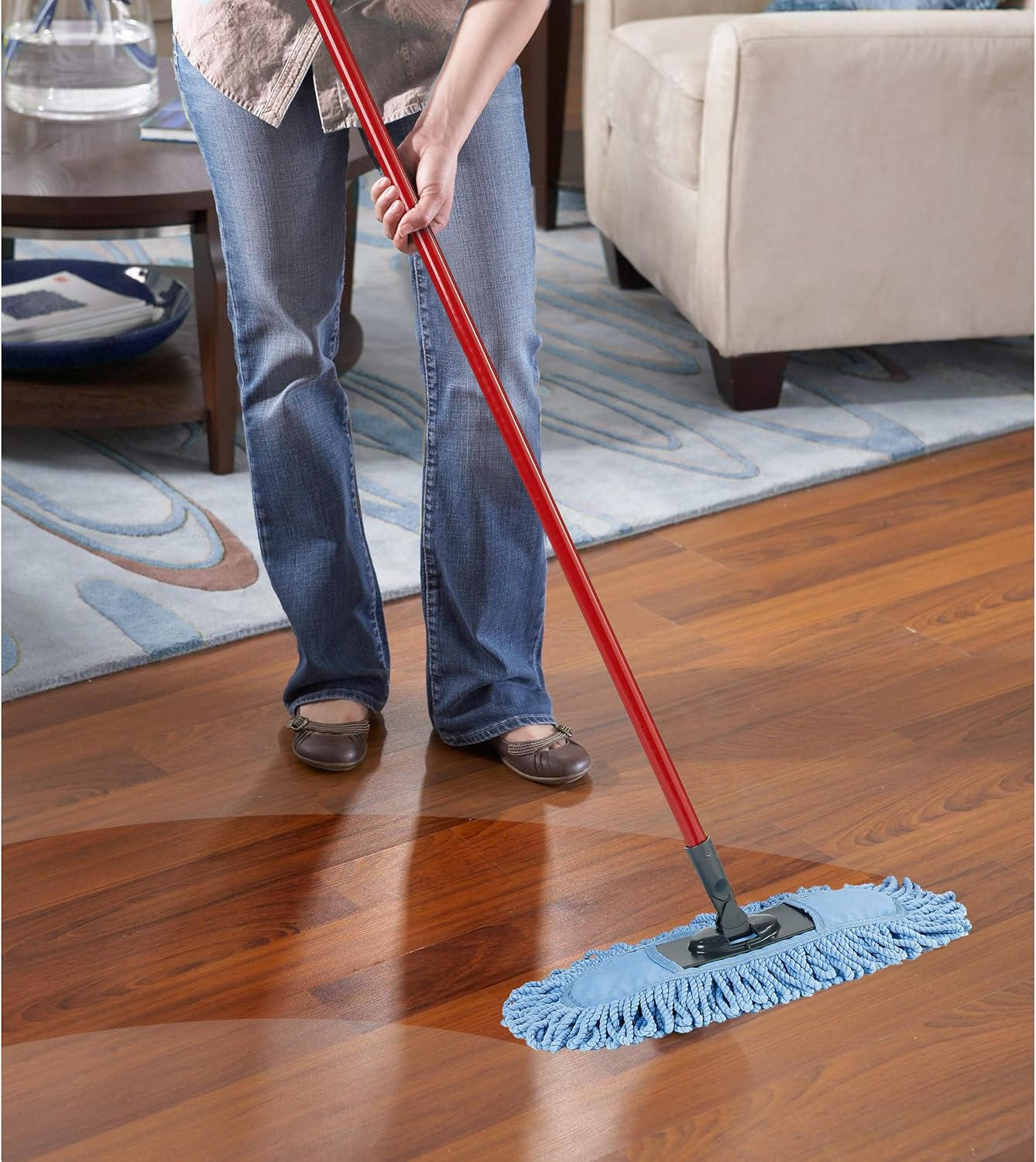 O-Cedar Dual-Action Microfiber Sweeper Dust Mop: Home & Kitchen