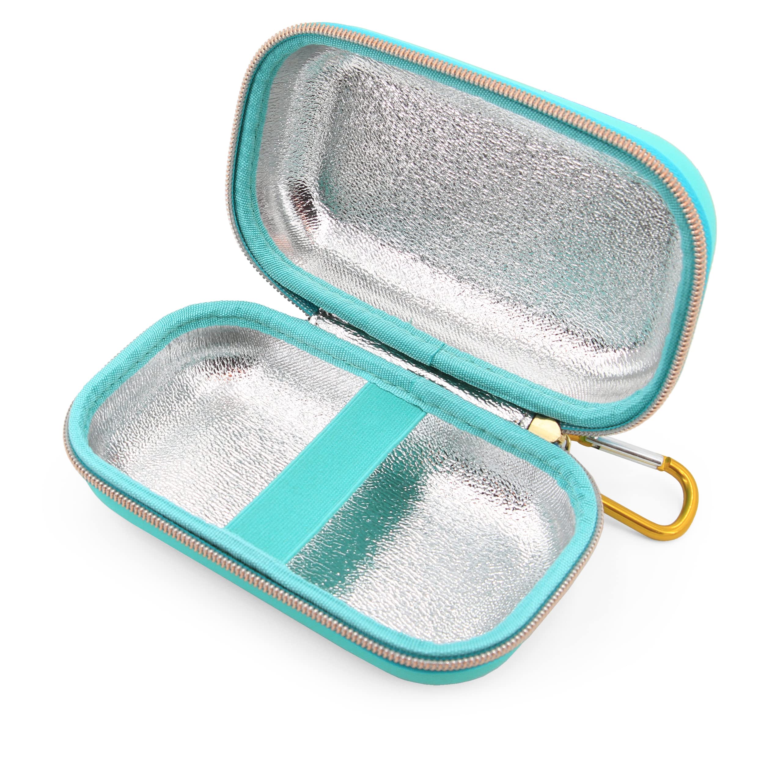 CASEMATIX Asthma Inhaler Case Fits Inhaler Spacer For Adults, Masks, Inhaler Holder and More - Compact Size Fits 6.25