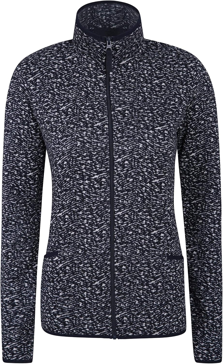 Mountain Warehouse Heritage Womens Fleece Jacket Full Zip, Antipill Sweatshirt, Lightweight