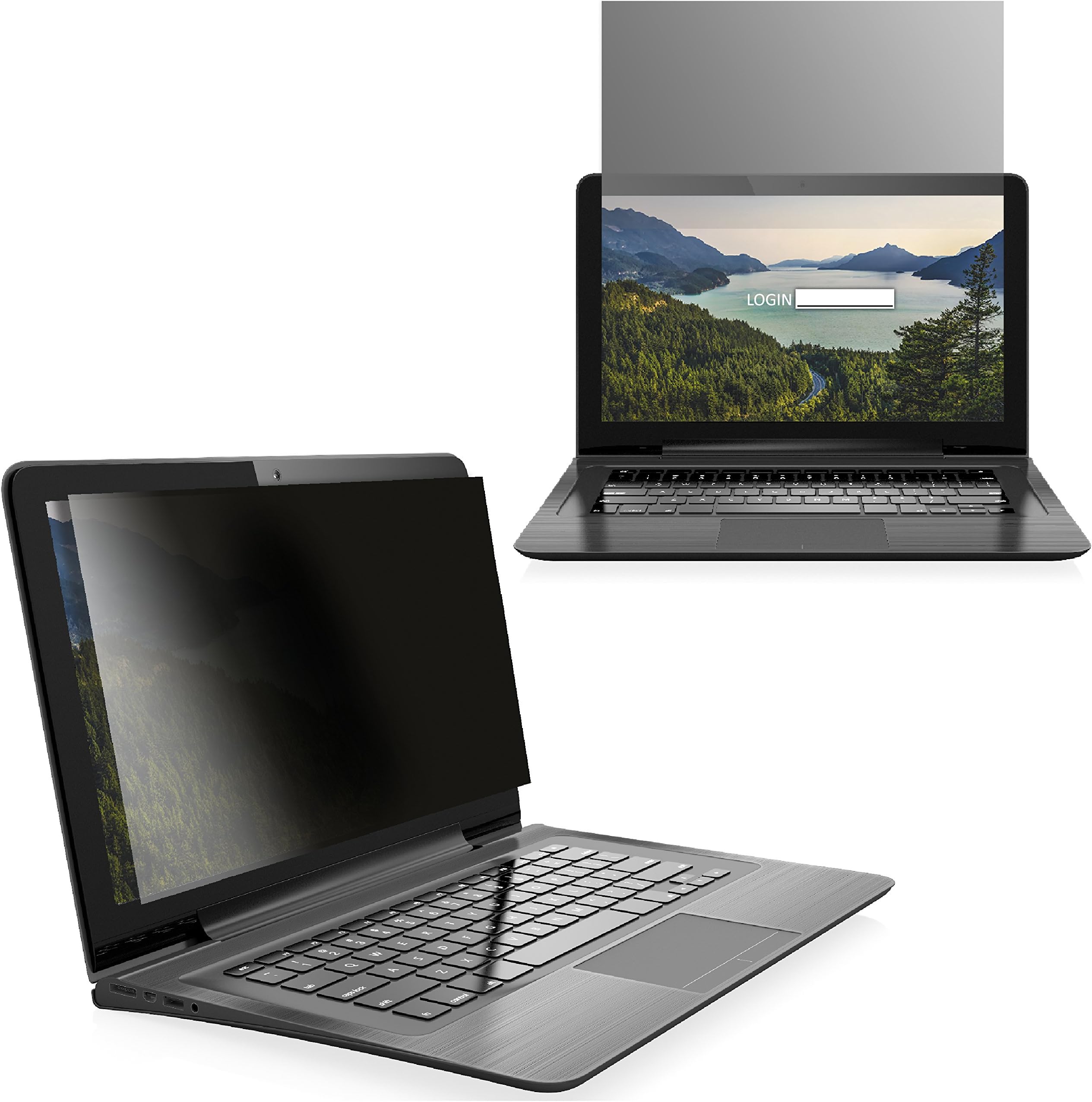 CAPSL Privacy Filter Privacy Screen Widescreen 16: 9 Privacy Screen Film, Privacy Screening Laptop Notebook Window Film 11.6" widescreen (16:9) 256x144mm