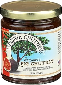 Fig Chutney -2 PACK- All Natural Virginia Chutney Co. Balsamic Fig Chutney - A "Preserve like" relish for hot & cold meat, fish, cheese and sandwiches