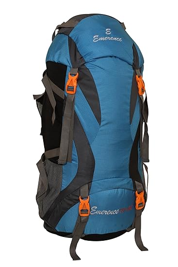 Emerence Polyester 75 Ltr Sky Blue Trekking Backpack