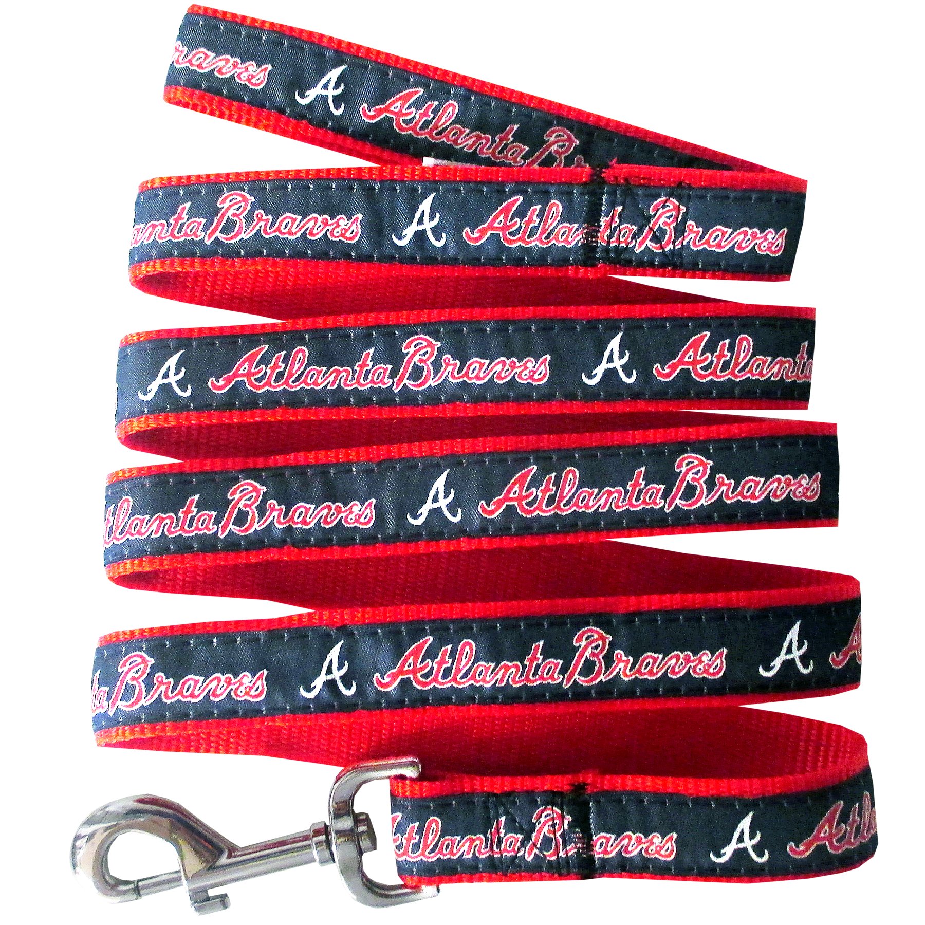 Pets First Mlb Atlanta Braves Pet Leash, Small