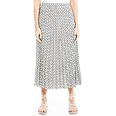 Max Studio Women's Pleated Midi Skirt