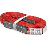 Factor 55 Standard Duty Double-Ply Tow Strap, 2" Width x 30' Length, 31,000 lbs. Maximum Breaking Strength