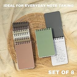 ZICOTO Aesthetic Pocket Notebooks Set Of 8 - Small