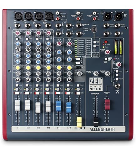 KORG ALLEN＆HEATH ZED60-14FX ミキサー 専用ケース付き Amazon.com: Allen & Heath ZED60-14FX - Touring Quality Audio