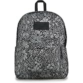 JanSport SuperBreak Plus Backpack with Padded 15-inch Laptop Sleeve and Integrated Bottle Pocket - Spacious and Durable Daypack for Work and Travel - Lace Shadows