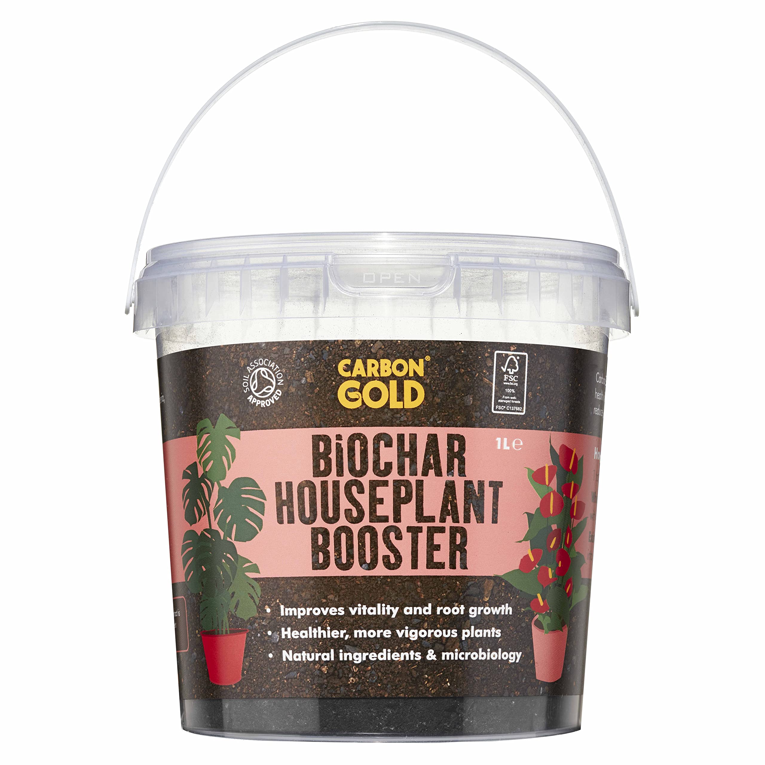 CG BIOCHAR HOUSEPLANT Booster 1LT