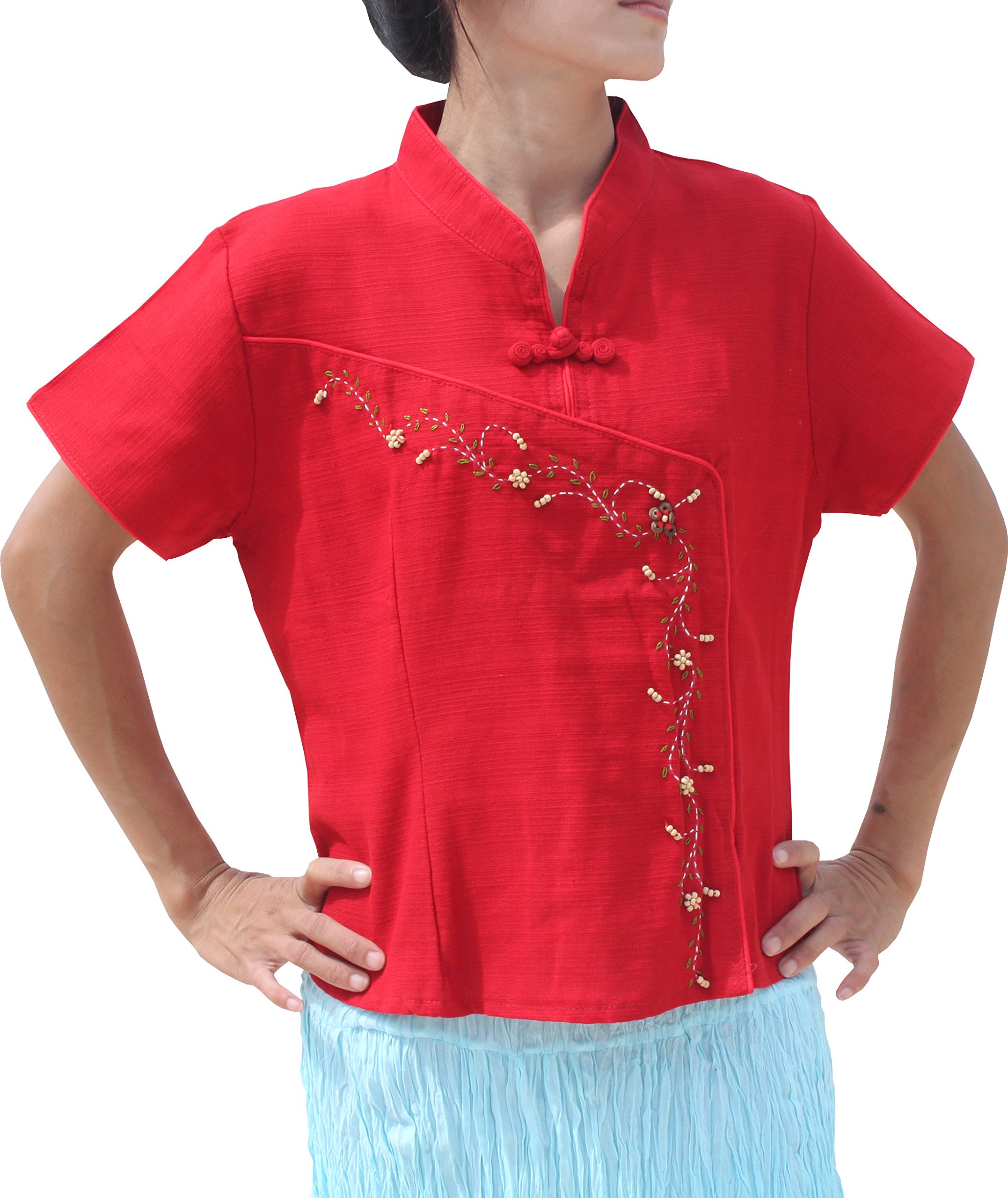Full Funk Chinese Collar Formal Crossover Flower