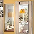 Hasipu Door Mirror Full Length, 51 x 16 Inch Full Body Wall Mirror Over The Door Hanging Mirror for Bedroom, Living Room, Cloakroom