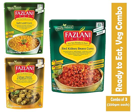 Amazon Com Veg Combo Of Dal Tadka Split Lentils Curry Cottage