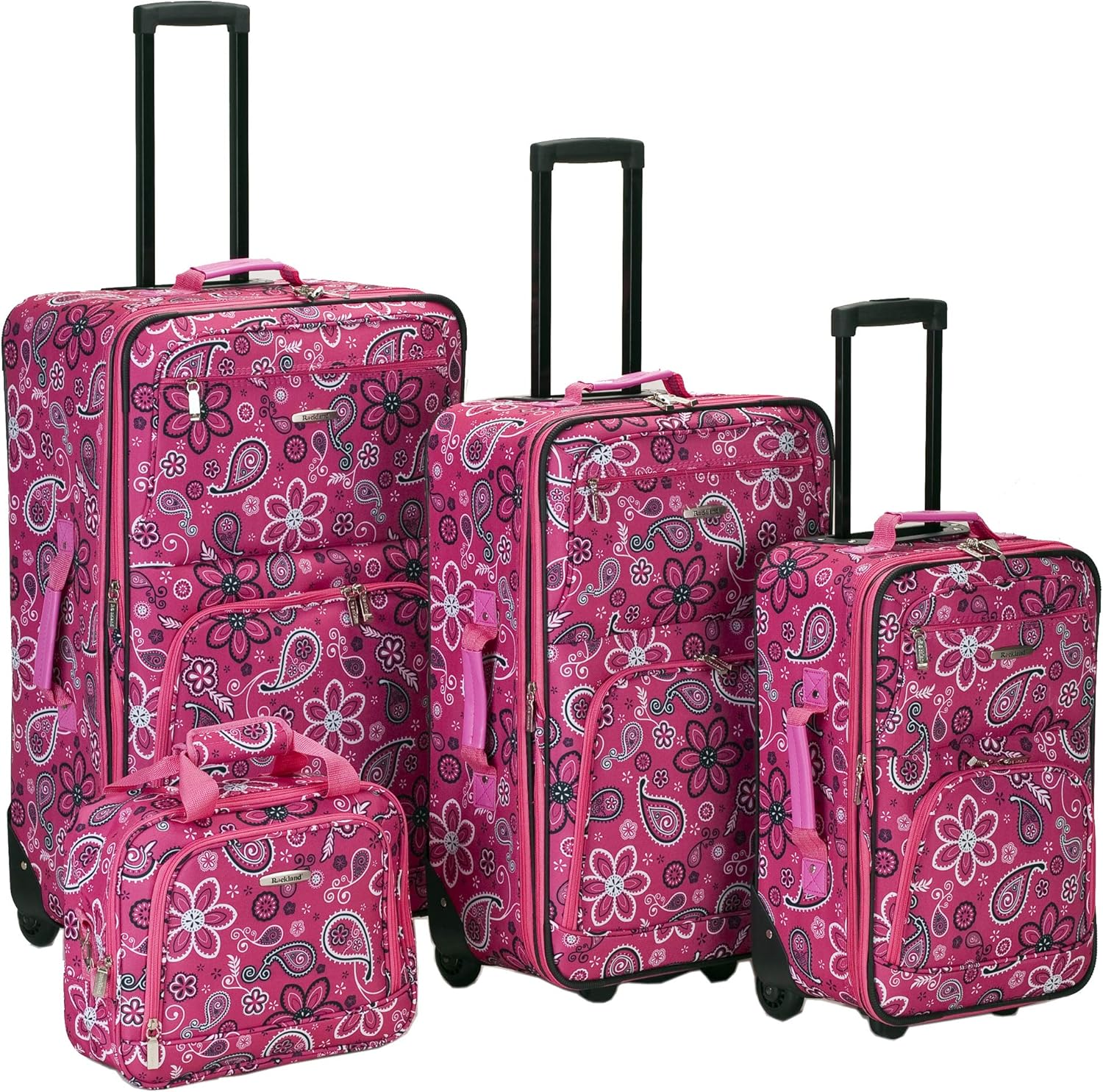 rockland 4 piece luggage set