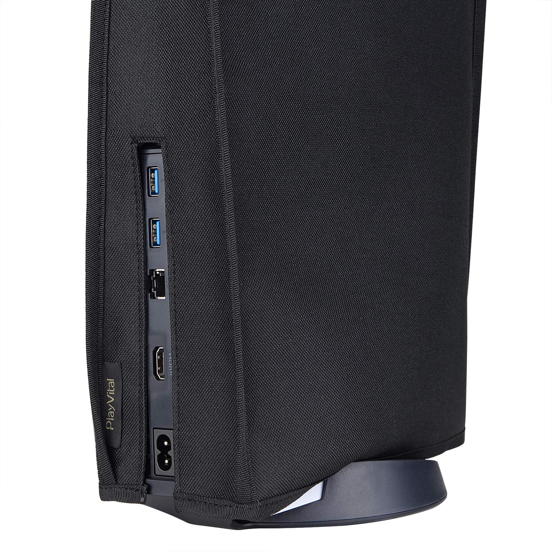 PlayVital Dust Cover for ps5, Anti Scratch Waterproof Cover Sleeve for ps5 Console Digital Edition & Disc Edition