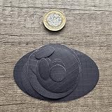 aZengear Self-Adhesive Repair Patches Kit 11 Shapes 30+ Colours Charcoal view 6