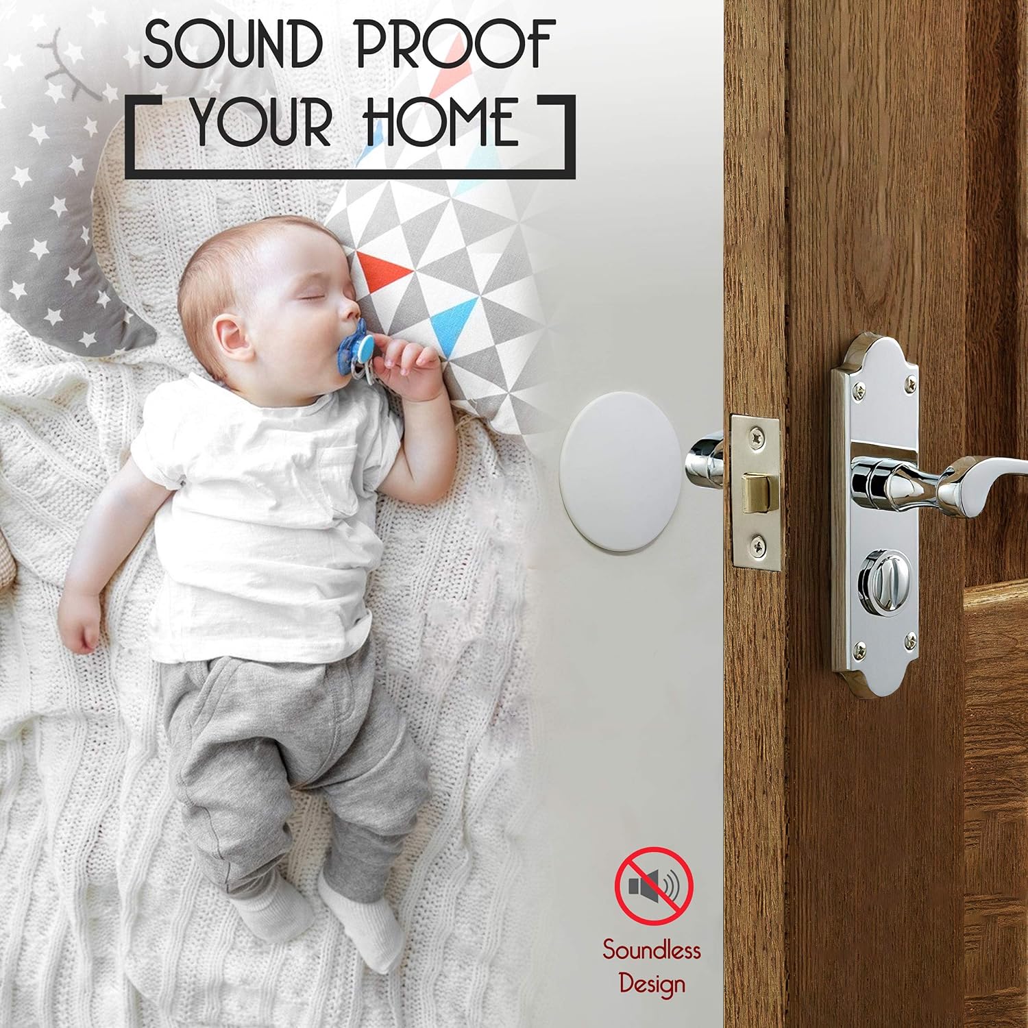 Door Stopper Wall Protector Large 3.15" (3 PCS) with Strong 3M Adhesive - Quiet and Shock Absorbent Silicone Wall Protectors from Door Knobs - Discreet Door Bumper to Protect Every Wall Surface: Home Improvement