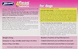 Johnsons Veterinary Products 4Fleas Dog Tablets Large 57 mg 6 Tablets view 2