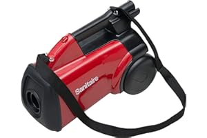 Sanitaire Commercial Canister Vacuum Cleaner -1.20 kW Motor -10 A -2.54 Quart -Bagged -Red