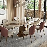 79'' Modern Luxury Dining Table for 8-10 People