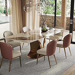 79'' Modern Luxury Dining Table for 8-10 People
