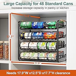 MAXIFFE 4 Tier Can Organizer for