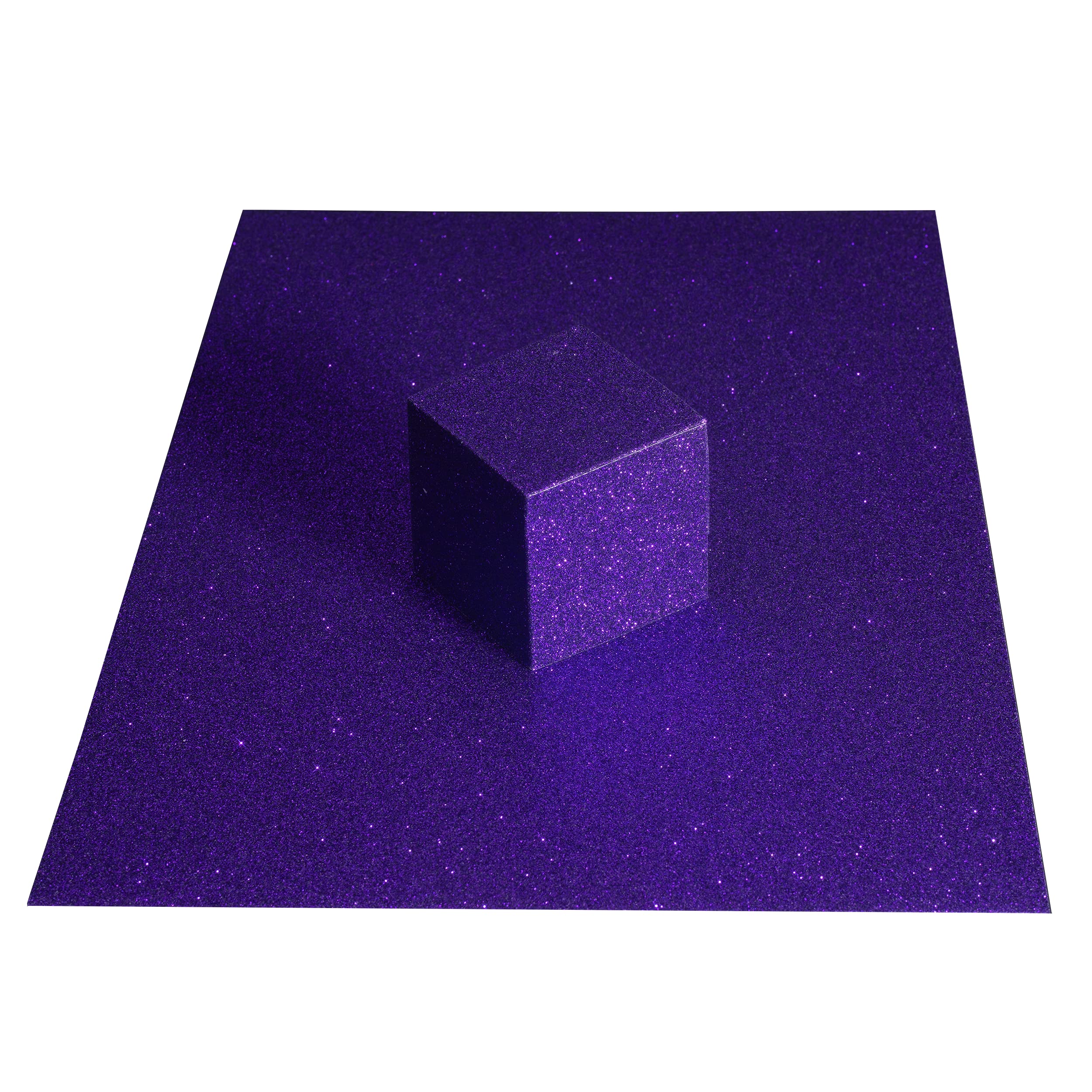 Papertent A4 Ultra Glitter Card, Dark Purple 10 Sheets
