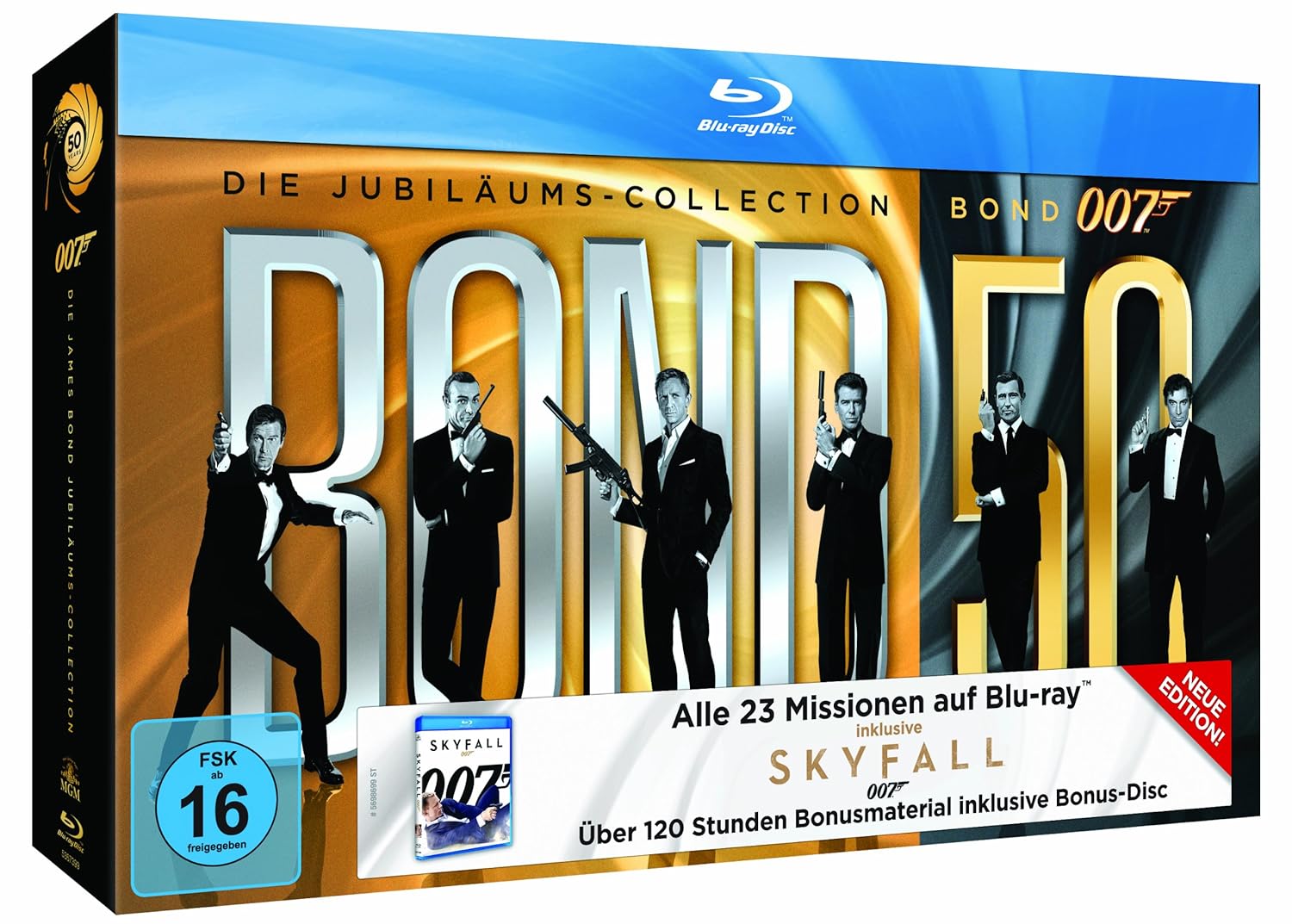 James Bond Bond 50 Die James Bond JubiläumsCollection Bluray Amazon.de DVD & Bluray