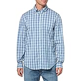 Performance Series Stretch Polo Button-Down Collar, Checked Sport Shirt