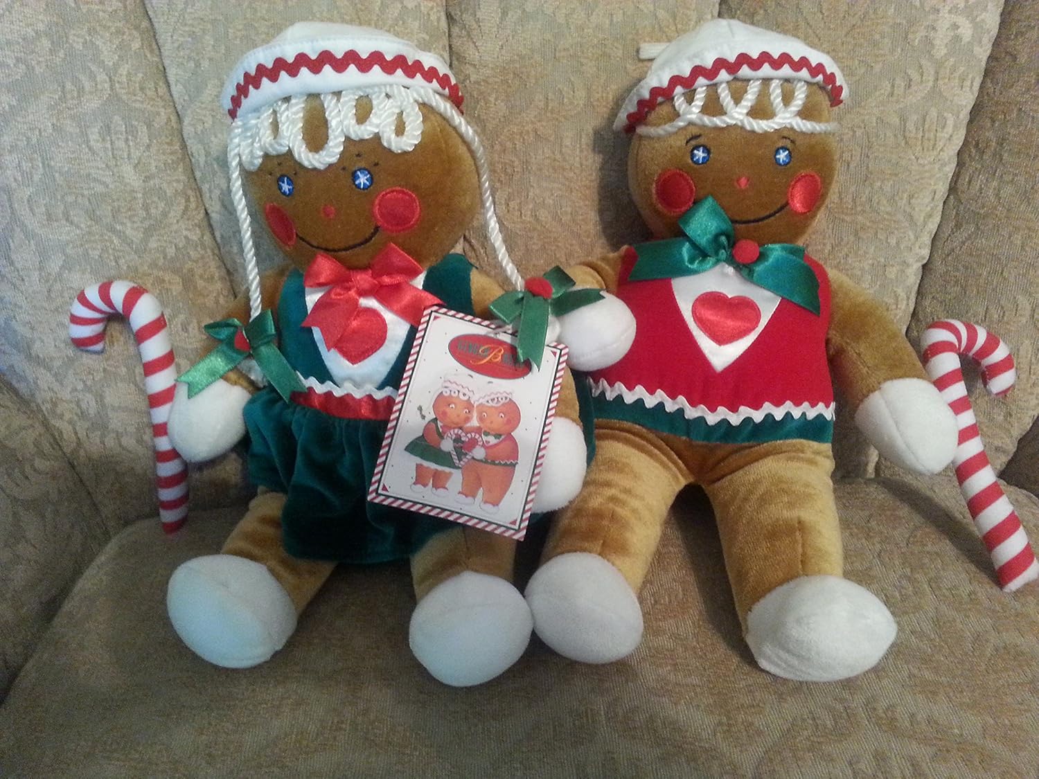 gingerbread stuffed dolls