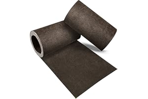 Azobur Rectangular Velvet Repair Patch, Self-Adhesive Flannel Fabric Patch, Multi Colors, Microfiber Patch，Can be Used to Patch Sofas, Car Seats, Handbags, Jacket Holes and Tears (Dark Brown)