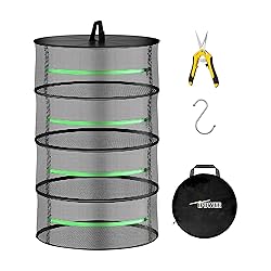 iPower Herb Drying Rack Zippered 4 Layer
