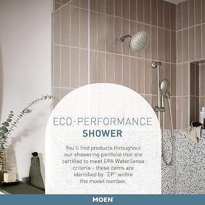 Buy Moen Chrome Eco-Performance 5-Function Handheld Removable Shower ...