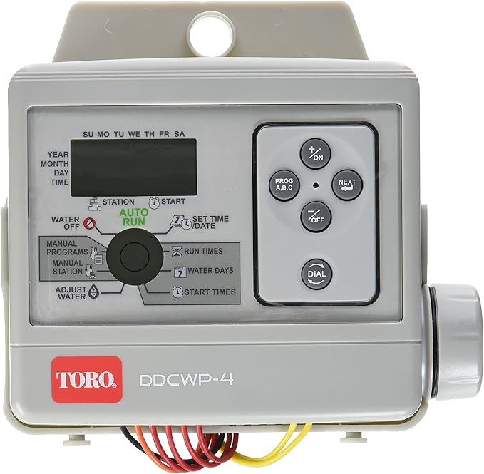 Toro DDCWP49V Waterproof 4 Station Battery Controlled Controller