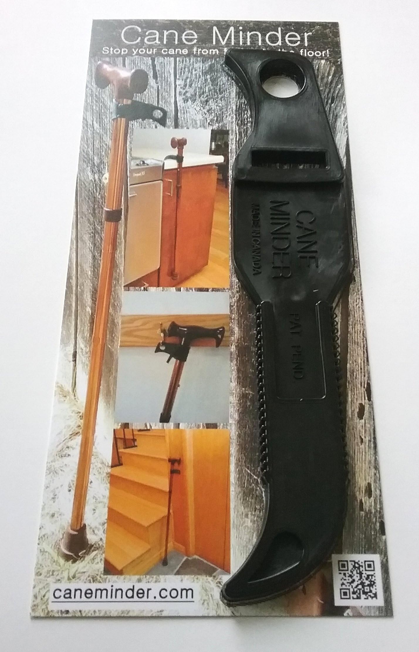 Cane Minder-New-Improved-The best most useful and versatile cane holder accessory. Stop your cane from falling to the floor!