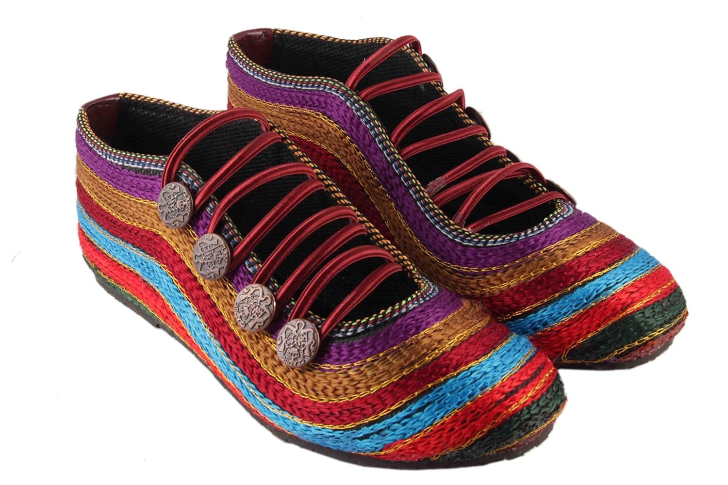 rajasthani jaipuri multi work partywear ethnic womens less boot girls ladies loffer