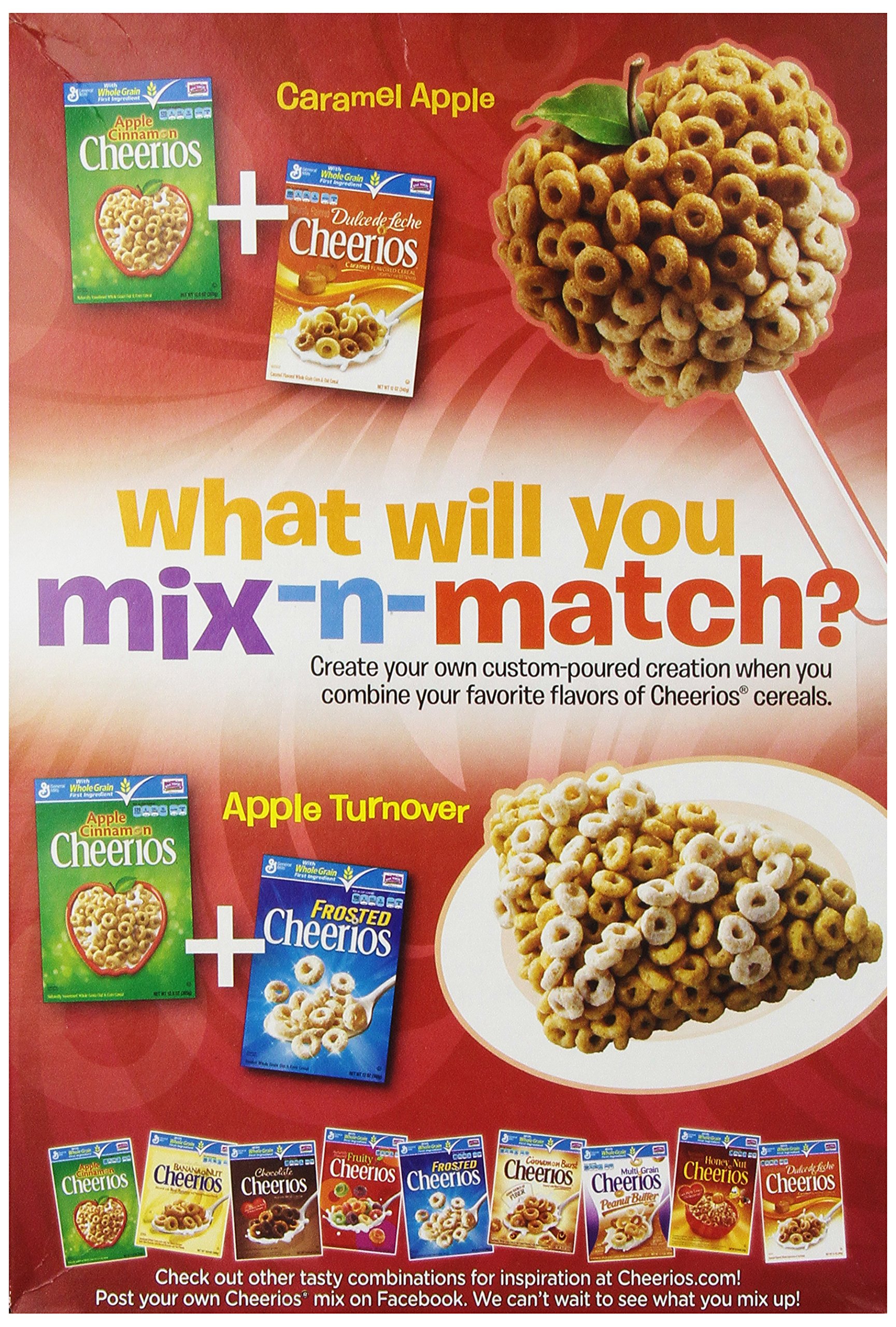 Apple Cinnamon Cheerios Cereal, 12.9 Ounce (Pack Of 4) on Galleon