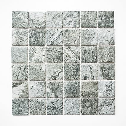 Carrelage Pour Carrelage Mosaïque Céramique Gris Mat Cuisine