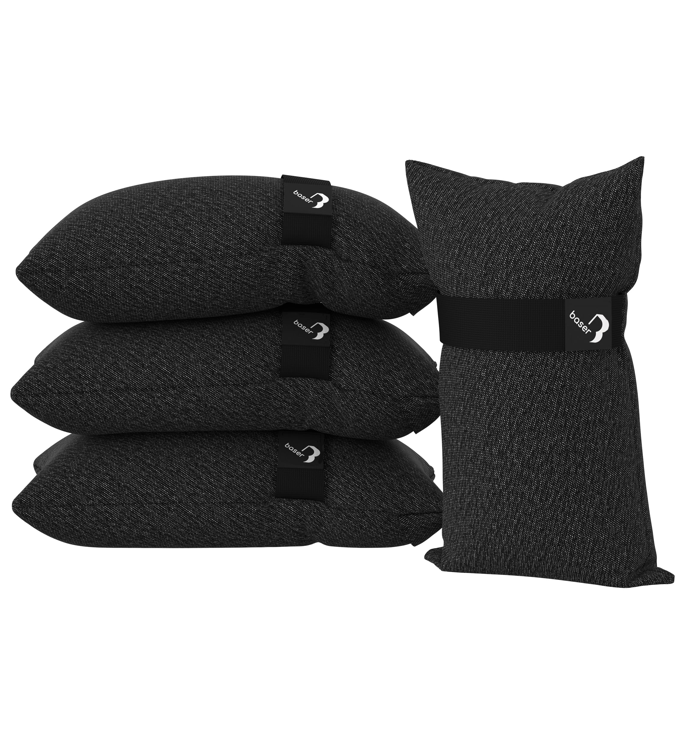 Baser Mini Sandbags – Fillable Weight Bags for Outdoor Furniture Covers, Drying Racks, and Garden Décor – Durable Recycled Polyester with Inner Bag