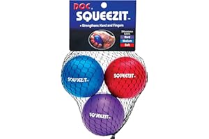 Unique Sports Tennis Elbow Therapy Squeeze-It Balls - 3 Resistance Levels Red