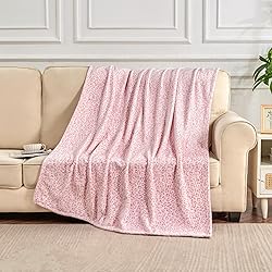 Edenleaf Leopard Print Blanket Fleece Throw Blanket