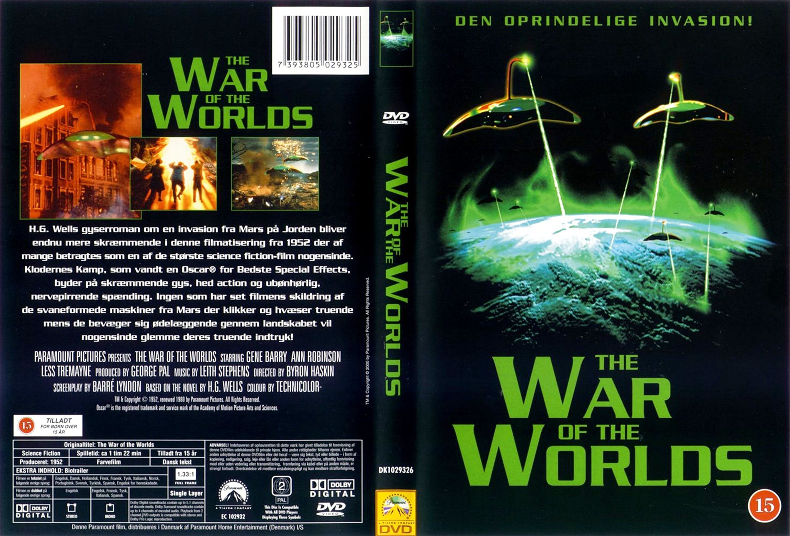 War Of The Worlds - Dvd