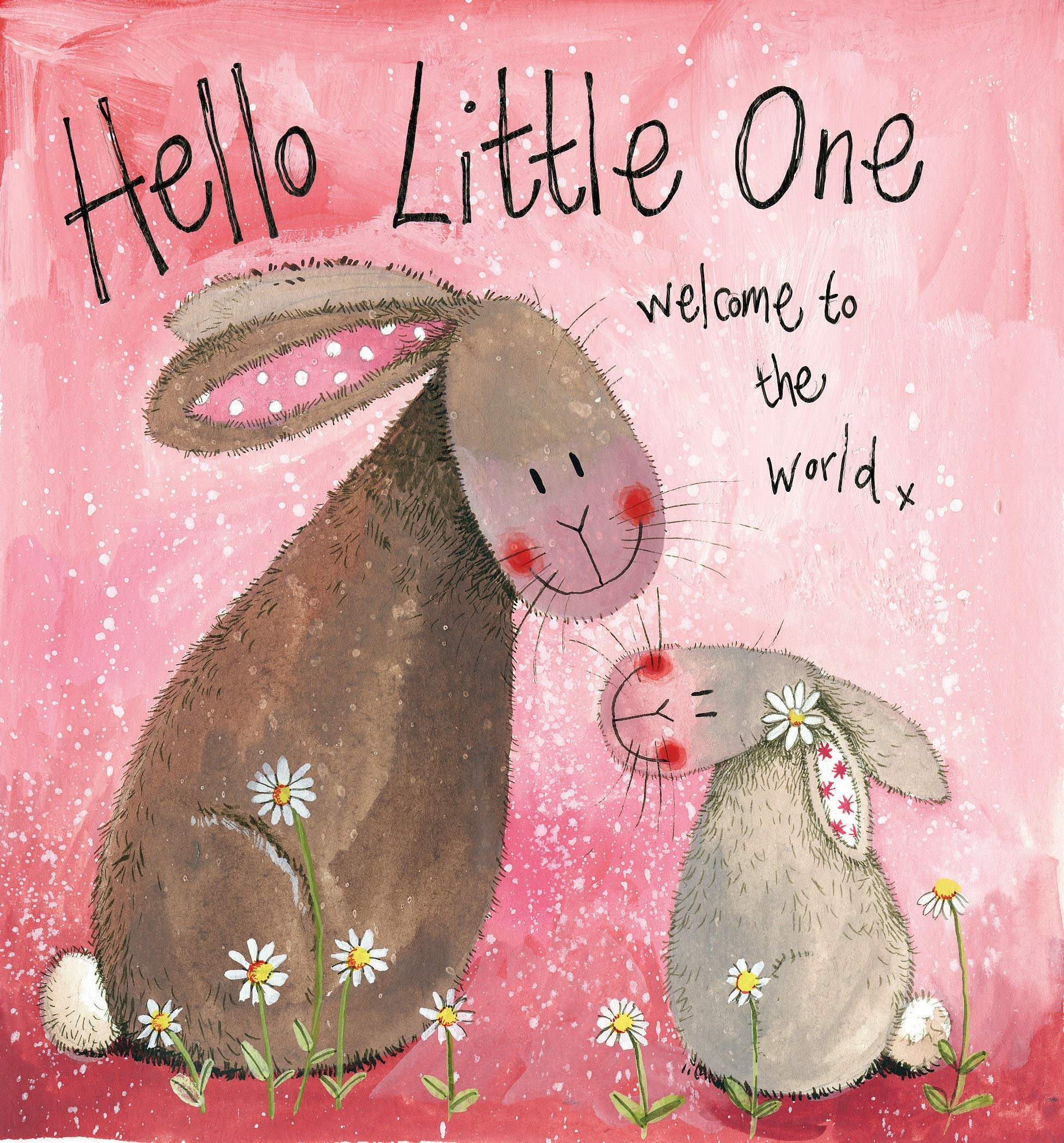 ALEX CLARK Hello Little One Baby Girl Card