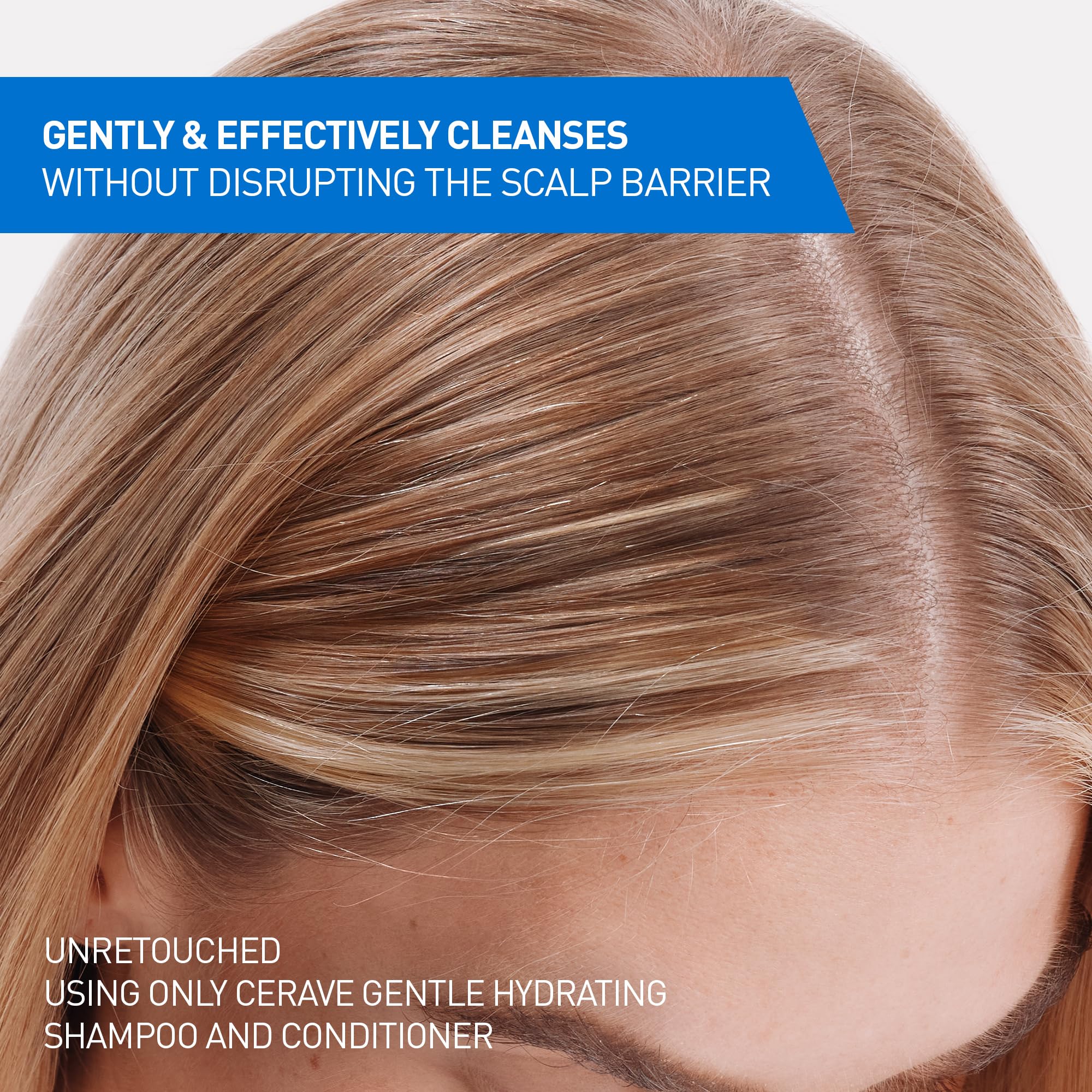 CeraVe Gentle Hydrating Shampoo, With Ceramides, Niacinamide & Hyaluronic Acid For Soft, Healthy Looking Hair & Scalp, Sulfate Free & Color Safe Shampoo, For All Hair Types, 12 Oz