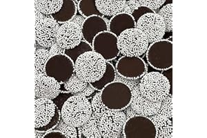 ILIKE! Nonpareils Dark Chocolate Candy | 1-Pound Pack | Mini Size | White Sprinkles