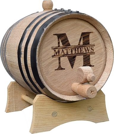 Tonneau En Chêne De 5L Avec Robinet - Pour Vieillir Whisky, Bière, Vin à La Maison - Fût De Vieillissement En Bois - 11
