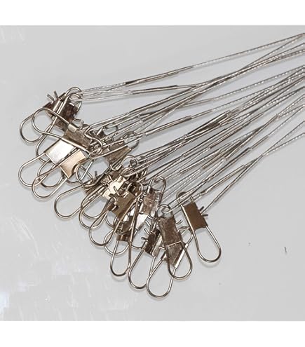 60pcs Fishing Wire Leaders Nylon-Coated Fishing Line Wire - View #9