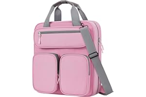 Betoores 3 Ring 3 Inch Zipper Binder, 700 Sheets Large Capacity Waterproof School Binder, D-Ring Zip Up Binder Bag with Shoulder Strap, Compatible with 15.6-Inch Laptop