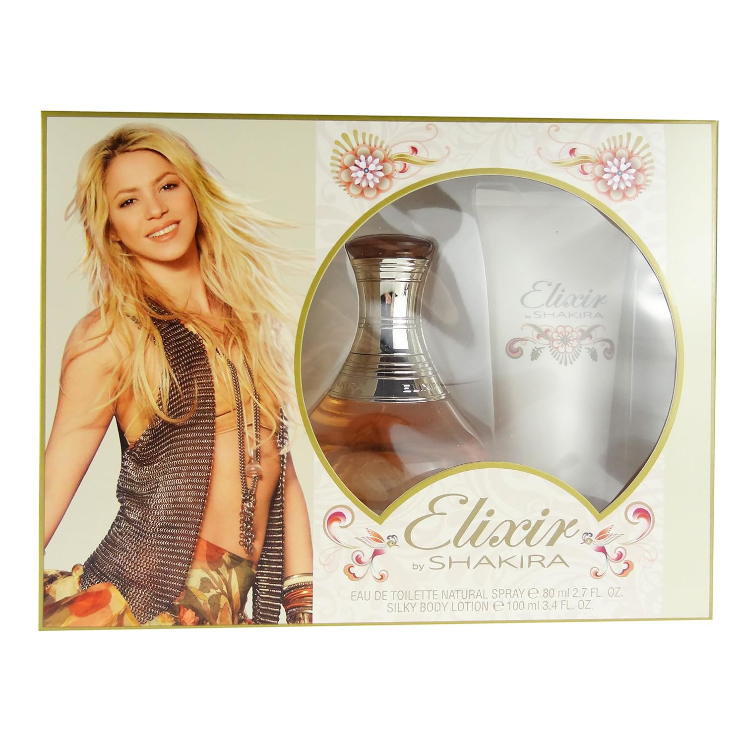 Shakira Elixir Giftset Edt Spray 80ml Body Lotion 100ml Amazon