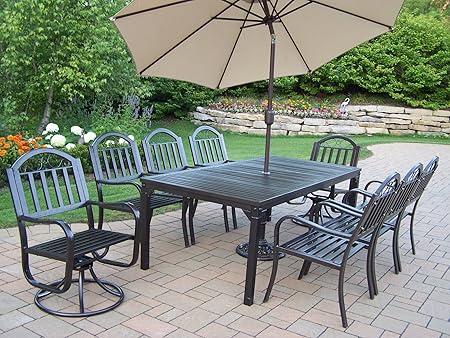 Amazon Com Oakland Living Rochester 11 Piece 80 By 40 Inch